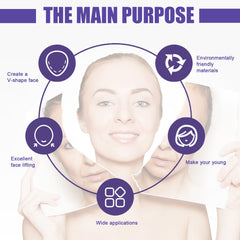 V-Shaped Thin Face Stickers, Tighten Facial Skin And Shrink Jaw Muscles V Face Lift Shaper
