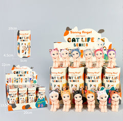 Party Angel Cheek Blind Box Car Ornament Mobile phone Decoration Handmade Anime Doll Finished End Box