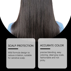 Plant Black Hair Shampoo Plant Extract Wash Care Diy Color Developing Hair Refreshing And Supple Shampoo
