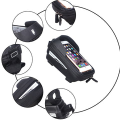 Hard Shell Bicycle Bag Front Beam Bag Mountain Bike Mobile Phone Touch Screen Upper Tube Bag Saddle Bag Riding Equipment