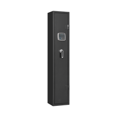 5 gun safes with 3 pistol pockets, quick access biometric adjustable heavy-duty gun rack mounted gun safes