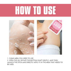 Whole Body Deodorant, Rose Fragrance Naturally Refreshing Lighten Underarm Odor Lasting Fragrance