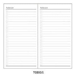 4.3x8.3 Midori Traveler's Notebook Refill 110mmx210mm Blank Dot Grid Paper Graph-paper Ruled 32 sheets