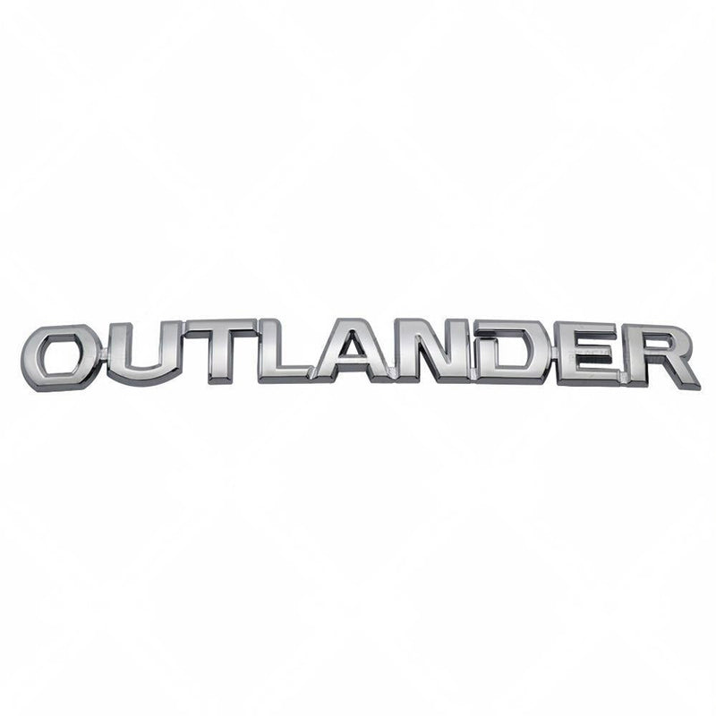 Suitable for Mitsubishi Outlander car labeling, OUTLANDER integrated English label, tail label, and back label