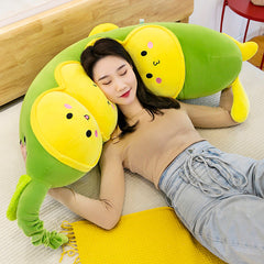 Pea Pillow Plush Toy Long Sleep Doll Caterpillar Grabber Doll