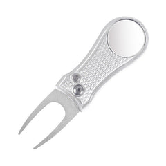 Golf Green Fork Aluminum Handle Folding Spring Repair Tool Gift New