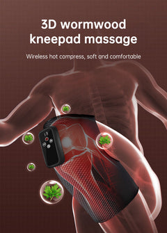 Electric heating knee massage instrument, vibration moxibustion, shoulder and elbow joint pain, hot compress knee massager for old cold legs