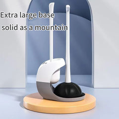 Toilet Brush, Toilet Toilet Brush, Leather Strap With Base, Household Cleaning Brush, Toilet Set