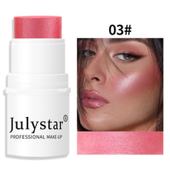Highlighting Blusher Blush Powder Blusher Matte Blush Stick Single Color Blush