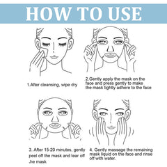 Anti-Aging Firming Mask Reduces Fine Lines, Hydrates And Tightens Skin Pores And Anti-Wrinkle Mask
