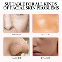 JAYSUING Strawberry Bha Pore-Smooth Face Serum, Carry Bright Color Of Skin To Improve Dark Heavy Fine Pores Hydrating Essence