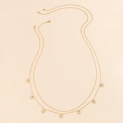 Tassel Butterfly Pendant Double layer Waist Chain for Women's Sexy Street Photography Single circle Metal Body Chain