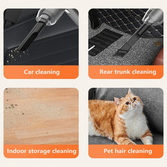Wireless car vacuum cleaner small handheld blowing and suction dual-use with super large suction power for locomotives