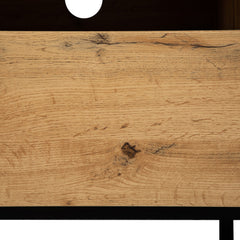 Modern TV Stand for 80'' TV with Double Storage Space