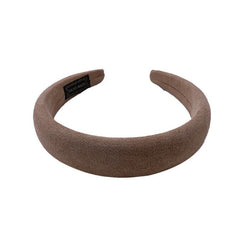 Candy colored velvet with wide edge sponge headband flocking