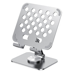 Tablet stand 360 degree rotating folding all metal live streaming learning iPad universal stand for tablets and smartphones