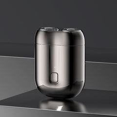 USB rechargeable electric washable shaver, men's dual blade mini travel portable shaver
