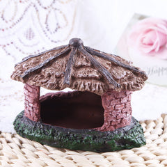 Water grass landscaping fish tank skull reptile pet shelter resin ornaments