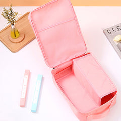 Twill Oxford Cloth Shoes Travel Storage Bags Three-layer Waterproof Shoe Bag