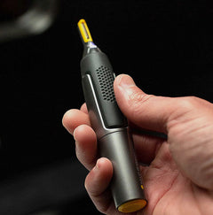 Electric nose hair eyebrow sideburns trimming and repairing device electric charging mini shaver shaving knife for men