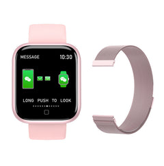 T80S Smart Bracelet Heart Rate Blood Pressure Sleep Monitoring Message Notification Chip Temperature Measurement Bracelet