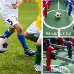 Table Soccer Arcade Game: Table Soccer Table - A match sized soccer table with 2 balls and 2 beverage racks