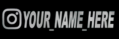 New Car Sticker User Name Custom Personalized Vinyl Decals Motorcycle For Customization Needs Remarks Car Sticker