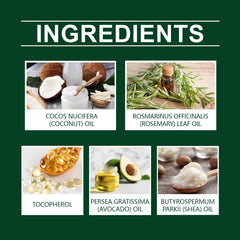 Rosemary Coconut Hair Oil Nourishes, Moisturizes, Leaves Fragrance, Pamper Hair, And Softens Hair Essence