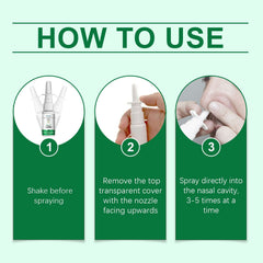 Herbal Spray Cleansing Lung, Nasal Cleansing Treatment For Runny Nose Discomfort