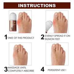 Bunion Essential Oil Roller For Pain Relief Massage Essential Oil Ball Foot Care Convenient Correction Of Thumb Valgus