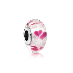 Platinum Di Love Rainbow Glass Beads Hanging Beads DIY Accessories Beads