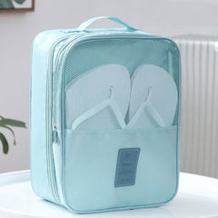 Twill Oxford Cloth Shoes Travel Storage Bags Three-layer Waterproof Shoe Bag