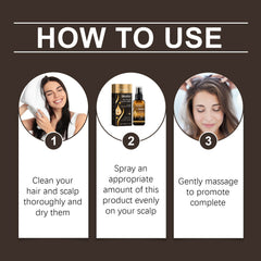 Hair Treatment Spray Strengthens Hair, Nourishes Scalp, Takes Care Of Frizz, Softens And Brightens
