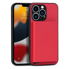 Suitable for iPhone 14 PROMAX plug-in phone case  Apple 11 aluminum alloy wallet phone case IP13 protective case