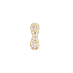 Fashion English 26 letter single pendant gold DIY bracelet necklace accessories