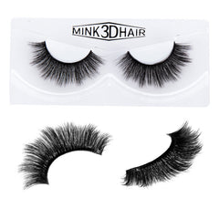 Explosive 3D Mink Hair False Eyelashes Curled Soft Slender Three Dimensional Thick False Eyelashes
