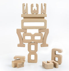 Montessori Early Education Digital Building Blocks Children's Cognitive Digital Building Educational Kindergarten Toys