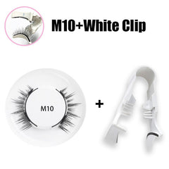 Magnetic false eyelashes set one pair magnetic false eyelashes natural thick and long false eyelashes quantum eyelashes