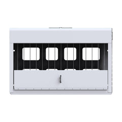 16 Bay Charging Cabinet for Laptop Chromebook Locking Charging Station-WHITE