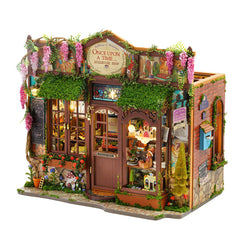 DIY wooden fairy-tale Wonderhous: mini bookends, assembleable houses, gifts, home decor