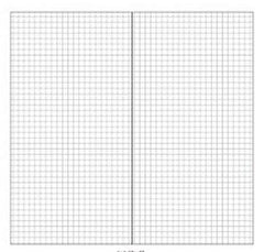 4.3x8.3 Midori Traveler's Notebook Refill 110mmx210mm Blank Dot Grid Paper Graph-paper Ruled 32 sheets