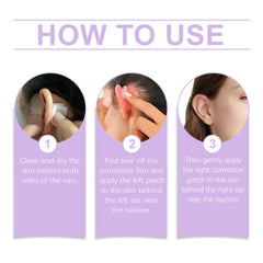 Ear Attachment Modifies Ear Contour With Solid Support For Invisible Breathable Fit Ear Line