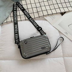 PC hard shell toiletry bag 7-inch shoulder crossbody bag hand storage bag suitcase small bag