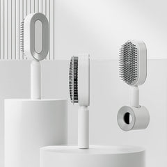 Upgraded Press Type Cleaning Design Air Cushion Comb For Women's Long Hair Air Bag Massage Comb Household Comb