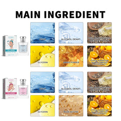 Glamor Perfume, Long-Lasting Light Fragrance Fresh Natural Niche Fragrance Wrist Behind Ear Perfume