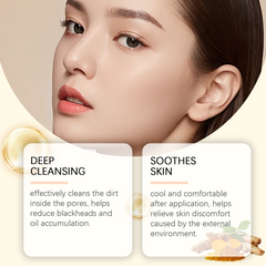 Turmeric Vitamin C Mud Film Refreshing Moisturizing Improve Darkness Clean Oil Control Reduce Acne