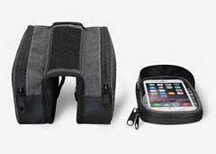 Sahoo 122007 Touch Screen Bike 6.5in Cell Mobile Phone Bag Front Frame Top Tube Cycling Pouch