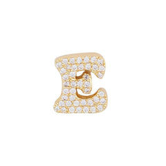 Fashion English 26 letter single pendant gold DIY bracelet necklace accessories