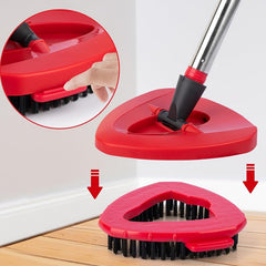 Adapted to O-Cedar RinseClean large triangular cleaning brush to replace mop head