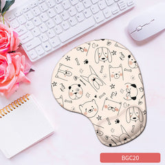 Silicone wrist mouse pad female comfortable computer soft non-slip hand rest pad thick non-slip wrist rest cute game pad